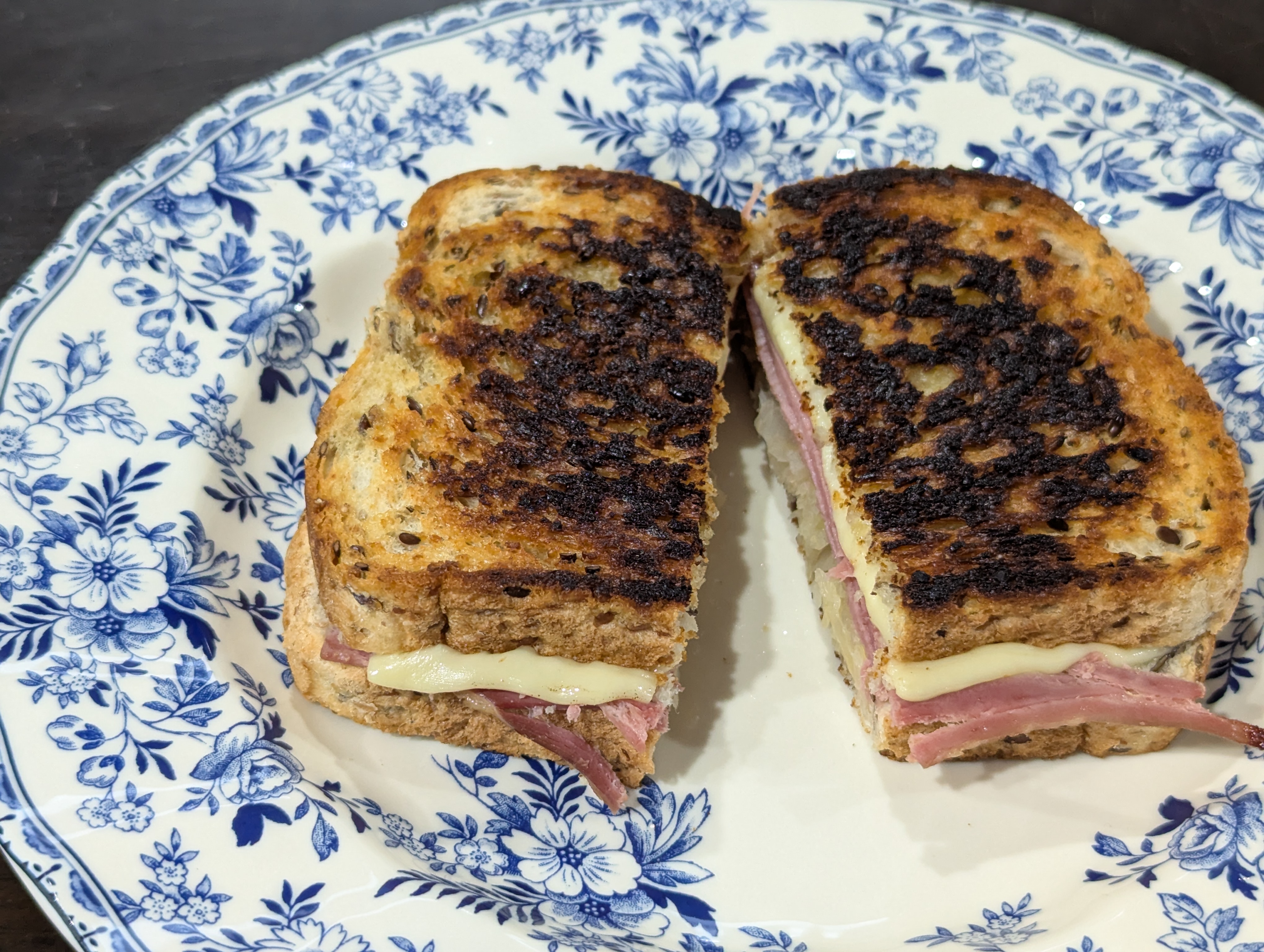 A Reuben sandwich.